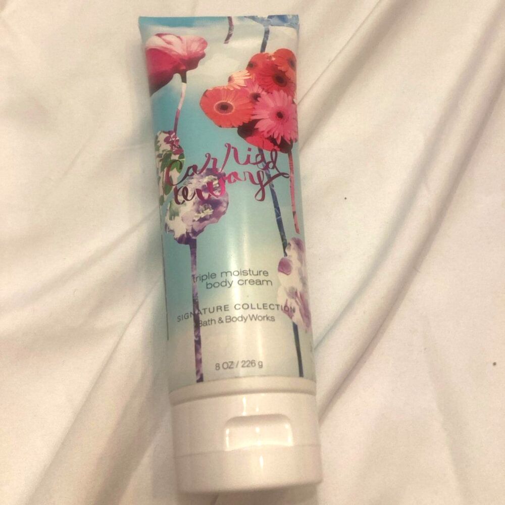 Bath & Body Works Carried Away Triple Body Cream 8 oz – Discontinued Scent